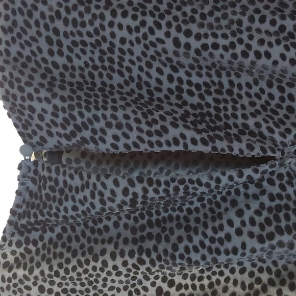 Express- Black Swiss Dot texture Semi Sheer Dress Mod edgy Whimsical Sz.L - Picture 11 of 13